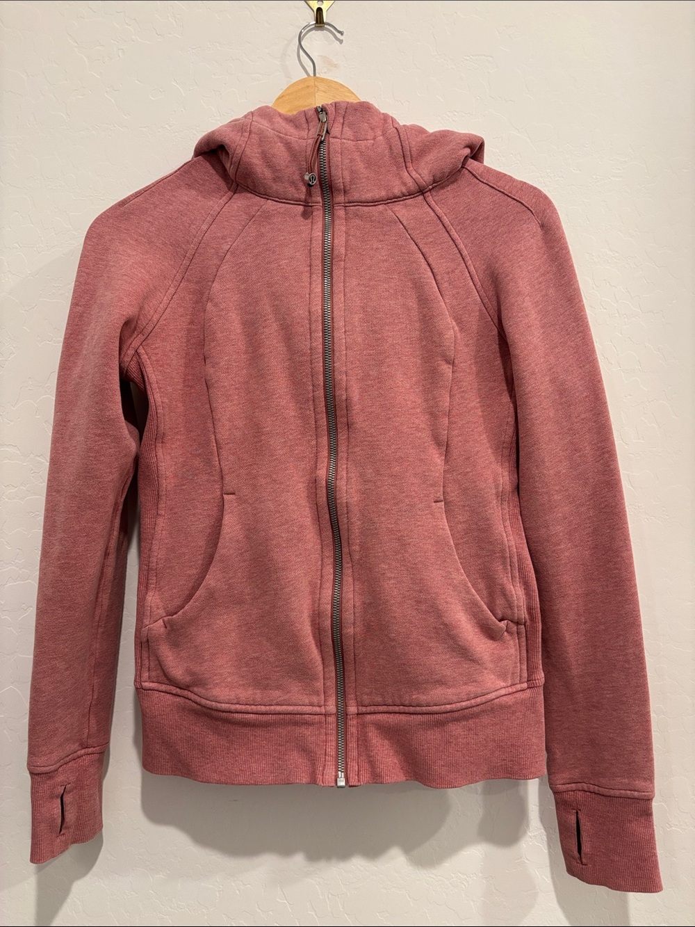 lululemon athletica Mauve Zip-Up Hoodie Jacket